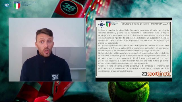 FISIOTERAPIA E PADEL ARTI SUPERIORI ED ARTI INFERIORI
